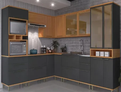Montagem de Cozinha Modulada